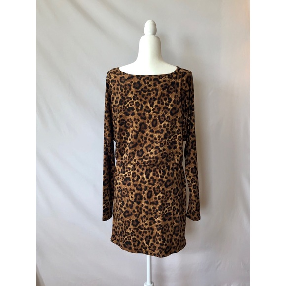 Michael Kors Leopard Print Dress - Picture 2 of 4